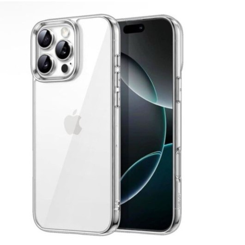 JETech Clear Case for iPhone 16 Pro 6.3-Inch Non-Yellowing Shockproof Phone
